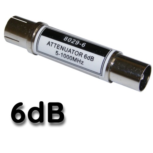 Aerial coaxial attenuator - tv,