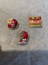 3 x 1980’s BAKCM Russian pin badges