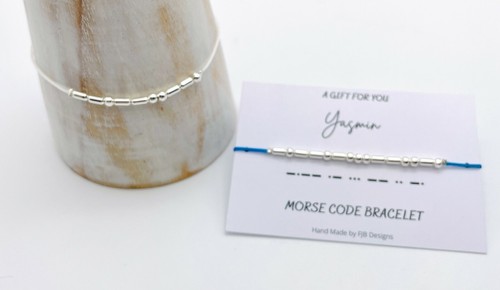 Personalised name morse code - morse,