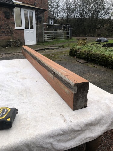 Hardwood mahogany lintel - mahogany,