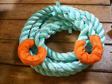  TOW ROPE - OFF ROAD - 4 X 4 RECOVERY  4.5mtr x 28mm POLYSTEEL 13.7 ton rope
