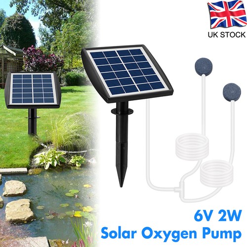 Solar panel oxygen pump - 6v,