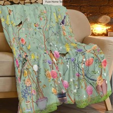 large beautiful bird blanket