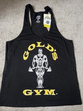 Golds Gym Vest Black XL Brand