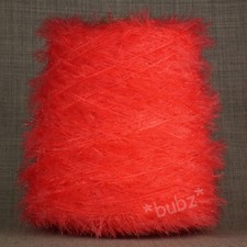 SOFT THICK DOUBLE KNITTING FEATHER YARN 250g CONE 5 BALL GLITTER SPARKLE DK ARAN