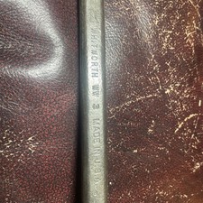 Vintage American Ring Spanner 7/16" - 3/8" Whitworth Chrome Alloy Steel   