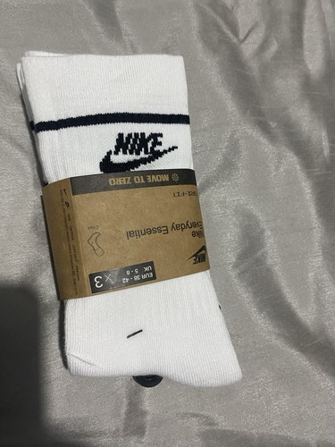 Nike white crew socks 3 - nike, 5-8