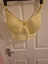 New womens yellow 38G bra