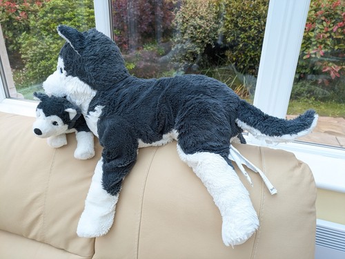 Ikea livlig husky dog big - livlig,