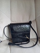 Unusual Mulberry Congo Black Leather Vintage Shoulder Bag