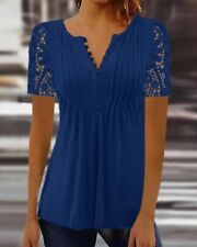 Womens Lace V-Neck Tops
