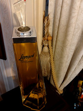 VINTAGE LEONARD DE LEONARD CRYSTAL GIANT FACTICE PERFUME BOTTLE 1989 39cm