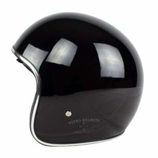 Nitro X582 (OPEN FACE) Gloss Black Bike Scooter Motorcycle Motorbike Helmet