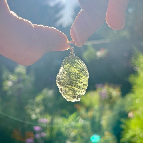 Handmade natural moldavite - !handmade!,