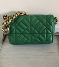 Zara Green Quilted Padded