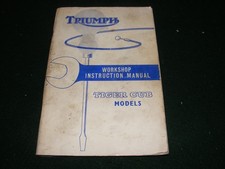 VINTAGE TRIUMPH MOTORCYCLE INSTRUCTION HANDBOOK MOTORBIKE MANUAL 1964 TIGER CUB