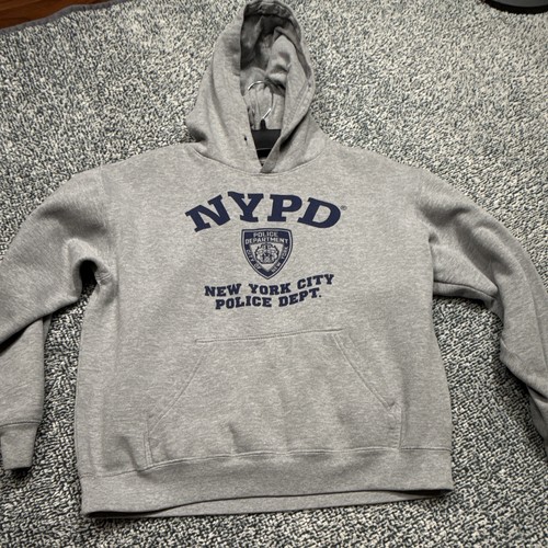 Nypd men gray pullover - nypd,