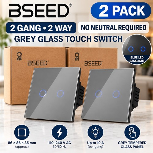 Gang touch light - switch, 2
