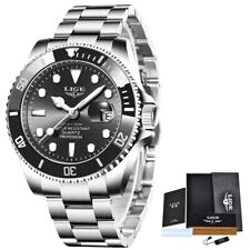 LIGE Mens Wristwatch Luxury