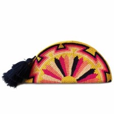 Wayuu crochet statement clutch