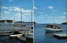 Boothbay Harbor Maine ME Frenchman Bay Fishing Boat "Osprey" c1950s-60s Postcard