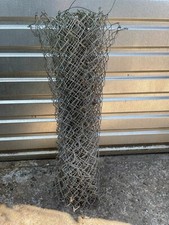 New part roll galvanised chain link fencing, approx 1m high with 2.5mm gauge