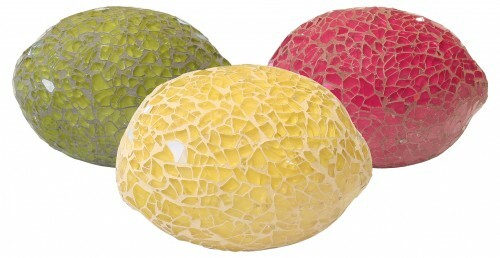 Glass mosaic fruit ornament - mosaic,
