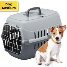 Pet Transporter Travel Carrier Box Cat Dog Puppy Animal Plastic Transport Cage
