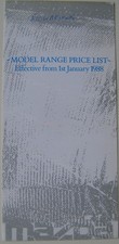 Mazda Price List 1988  323 626