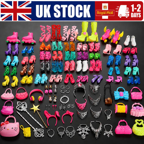 70pcs barbie doll clothes - 70pcs,