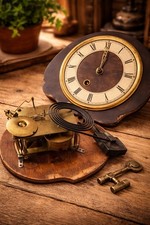 Vintage Perivale Brass Mantel