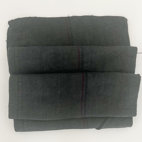 Antique black dyed linen - antique, grain