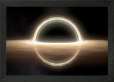 Black Hole Framed Wall Art