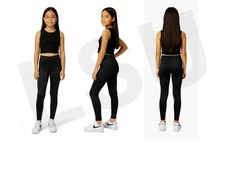 Girls Legging Shiny Lycra Kids Legging Stretchy Ballet/Gymnastic/PE Ankle Length