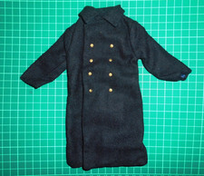 1/6th scale Black Great coat
