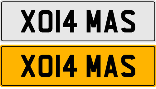 Xo14 mas private reg - mas, plate