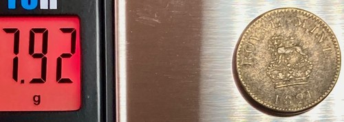 Rare 1821 royal mint brass - 1821,
