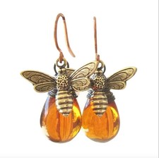 Vintage Bee Earrings Women