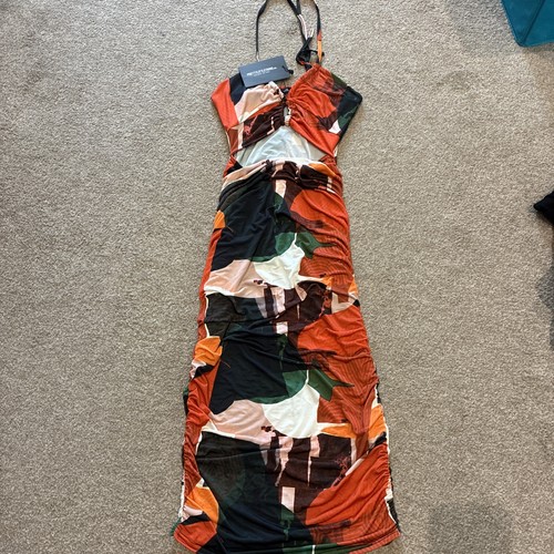 Multi abstract print slinky - print,