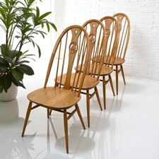 4 Ercol Windsor Swan Bow Back