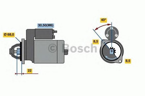 New engine starter - engine, motor