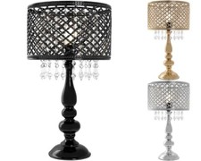 Metal chandelier beaded - metal,