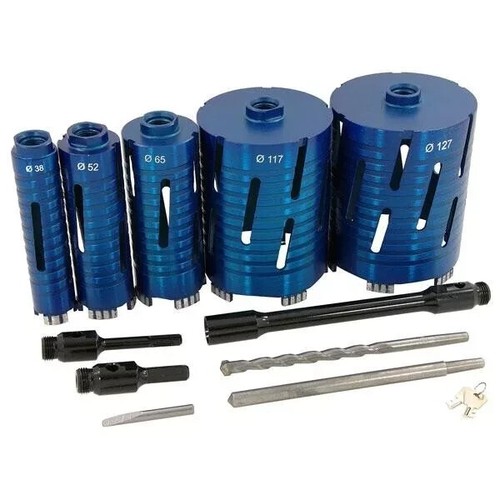 Diamond core drill set - core, 11pc