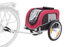 TRIXIE Pet Bike Trailer, Dog Bicycle Trailer, Foldable, Easy to Assemble SMALL