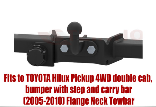 Flange neck tow bar for - tow,