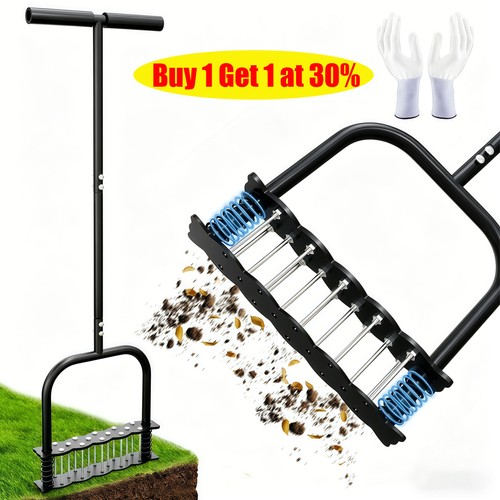 Lawn aerator manual - lawn,