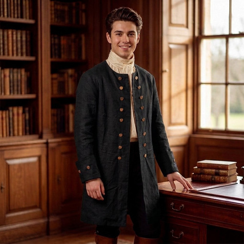 Mens colonial frock coat - mens,
