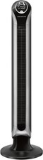 Rowenta VU6670 Oscillating Tower Fan Remote Control 3 Speed Settings Black