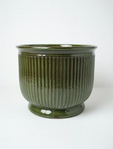 Green ceramic garden - garden, planter
