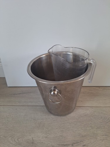 Stainless steel ice bucket - stainless, &